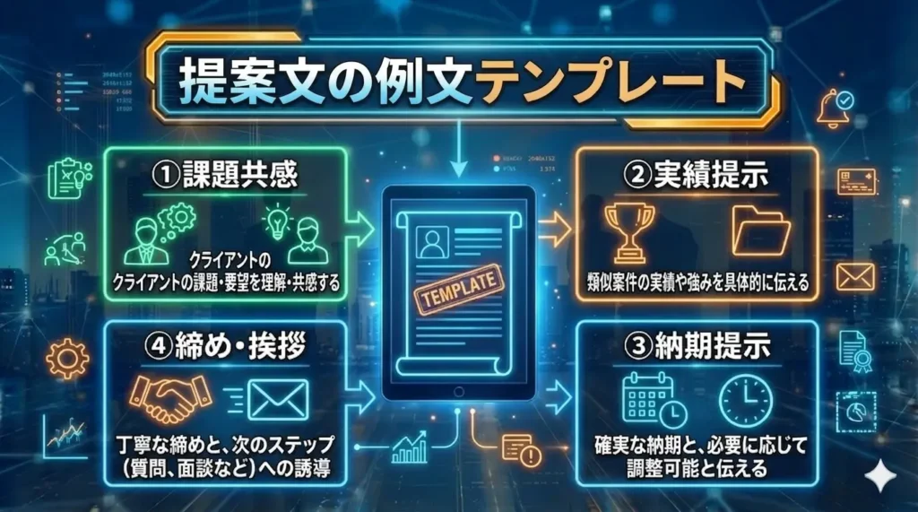 提案文の例文テンプレート