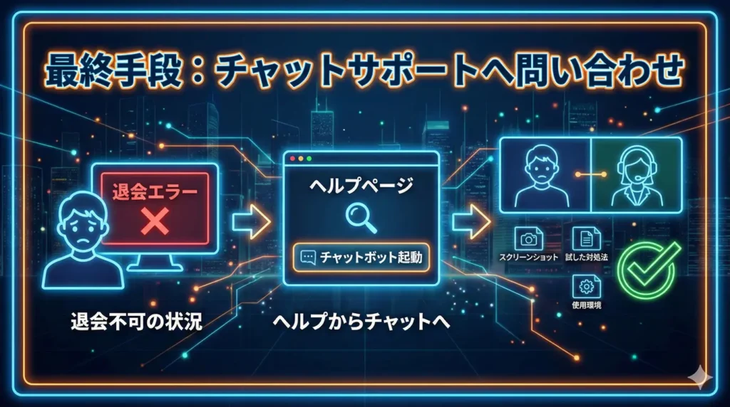 それでも退会できない場合の対処法