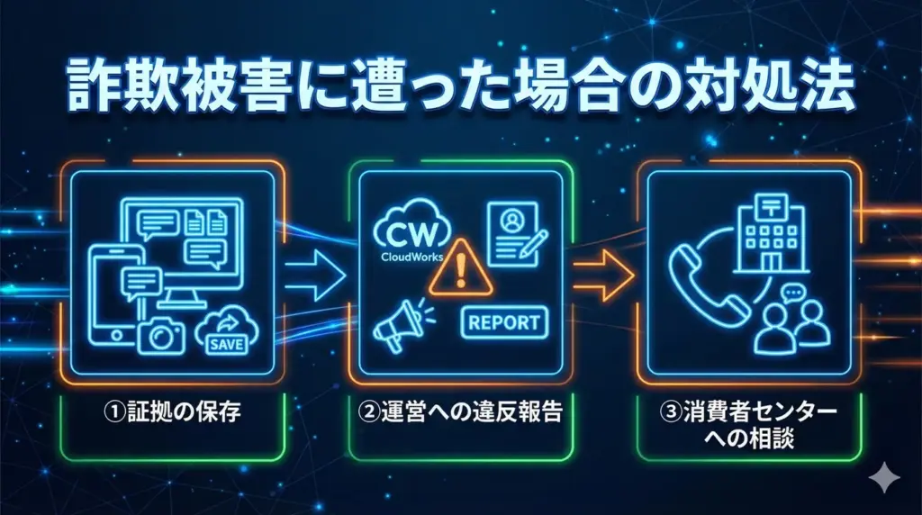 詐欺被害に遭った場合の対処法