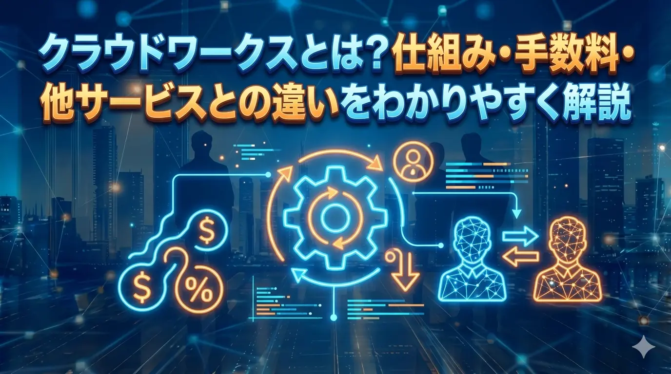 クラウドワークスとは？仕組み・手数料・他サービスとの違いをわかりやすく解説