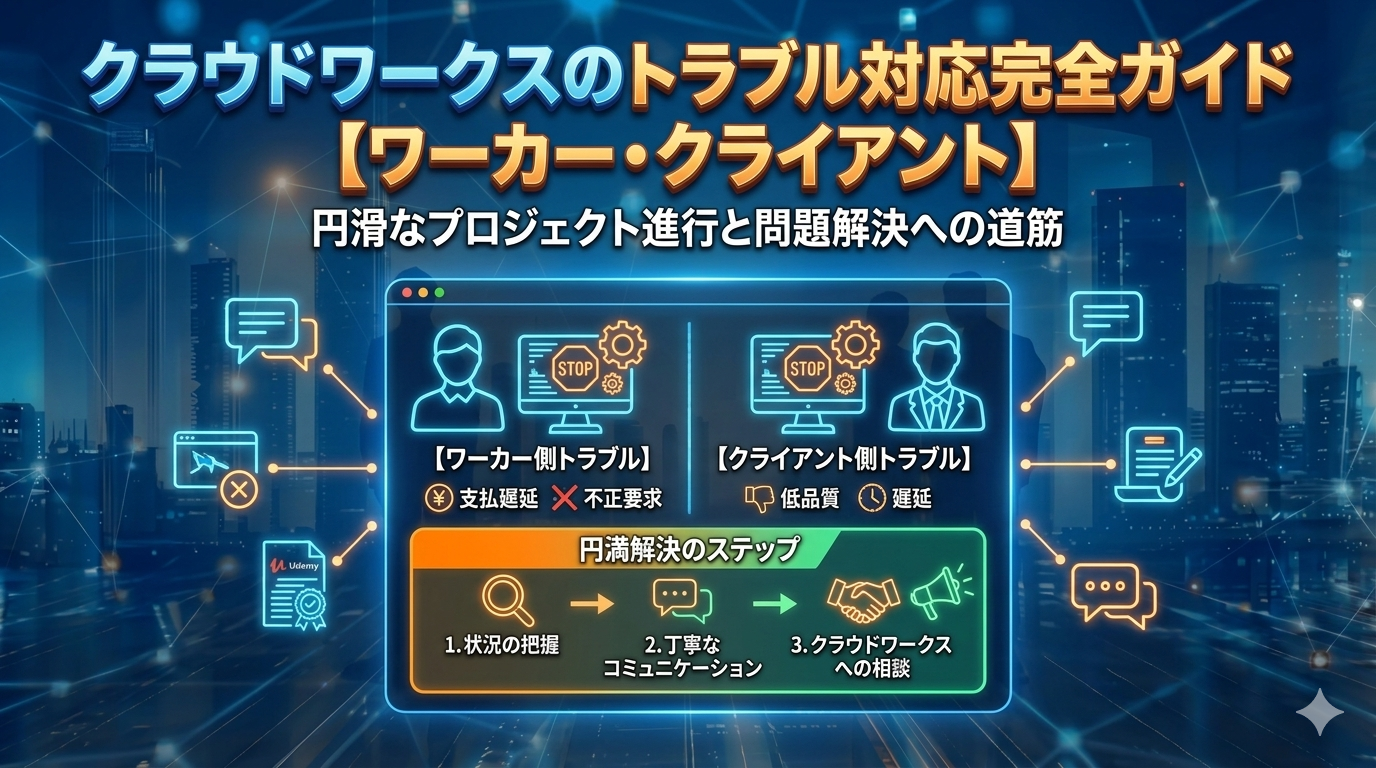 クラウドワークスのトラブル対応完全ガイド【ワーカー・クライアント】