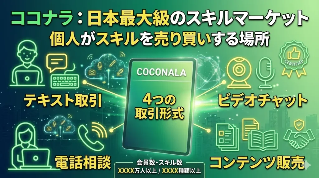ココナラとは？日本最大級のスキルマーケットを徹底解説