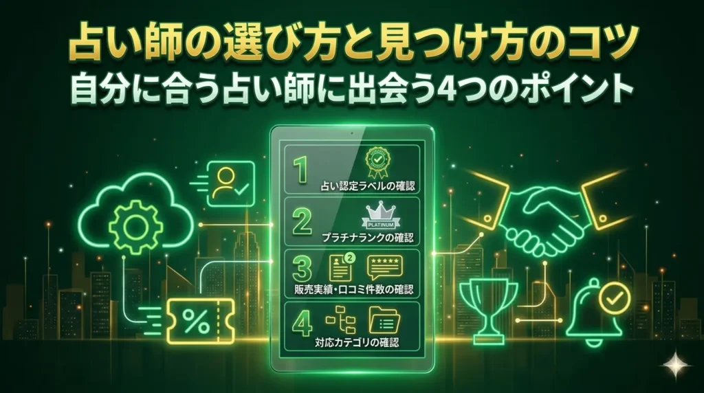 占い師の選び方と見つけ方のコツ