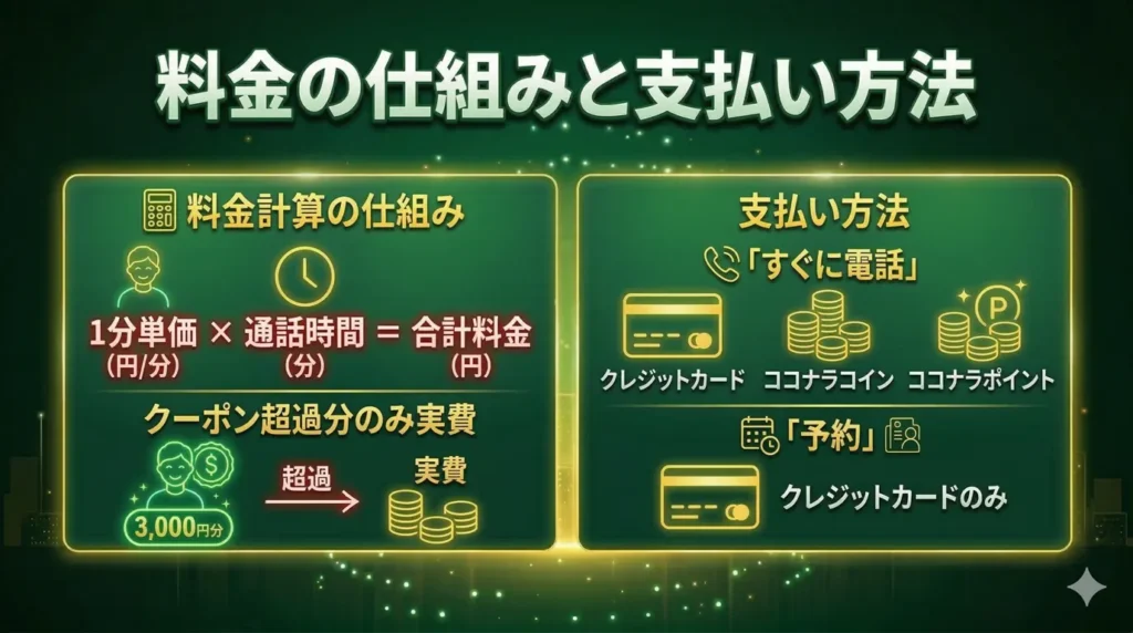 料金の仕組みと支払い方法