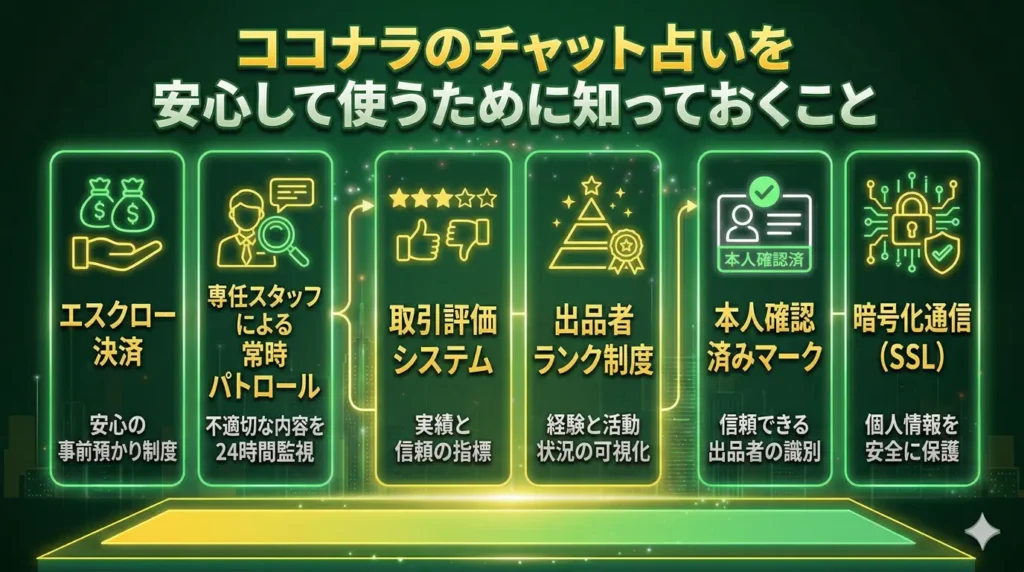 ココナラのチャット占いを安心して使うために知っておくこと