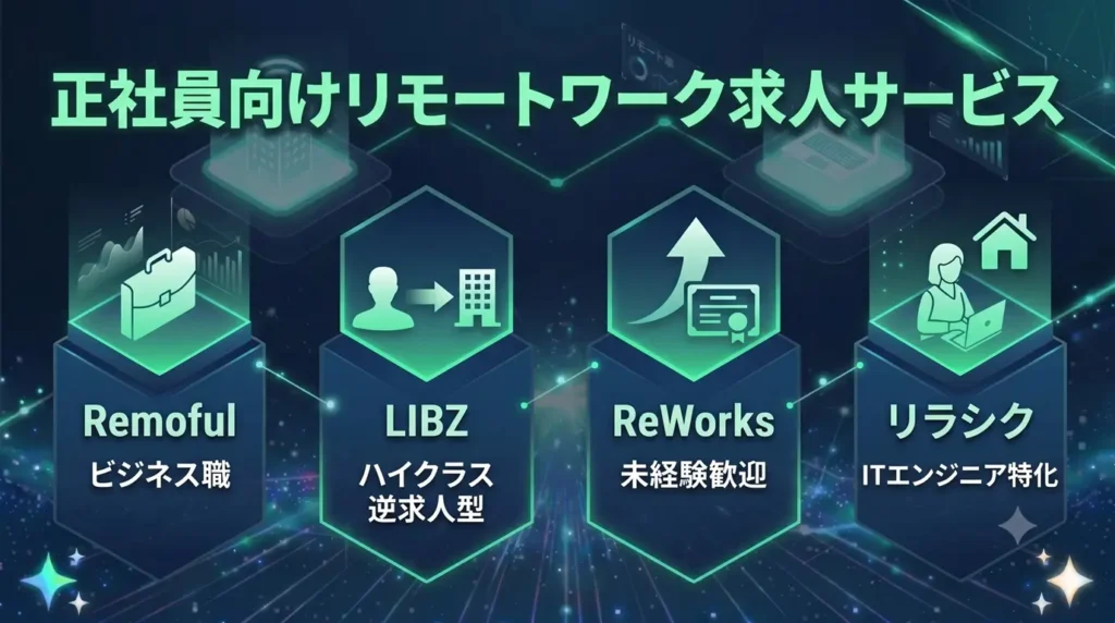 正社員向けリモートワーク求人サービス