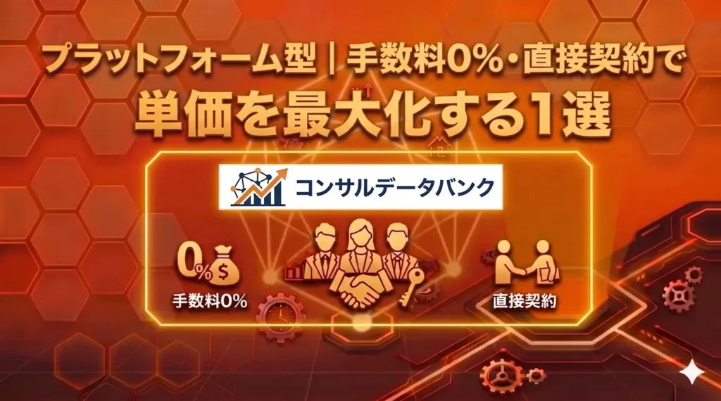 プラットフォーム型｜手数料0%・直接契約で単価を最大化する1選